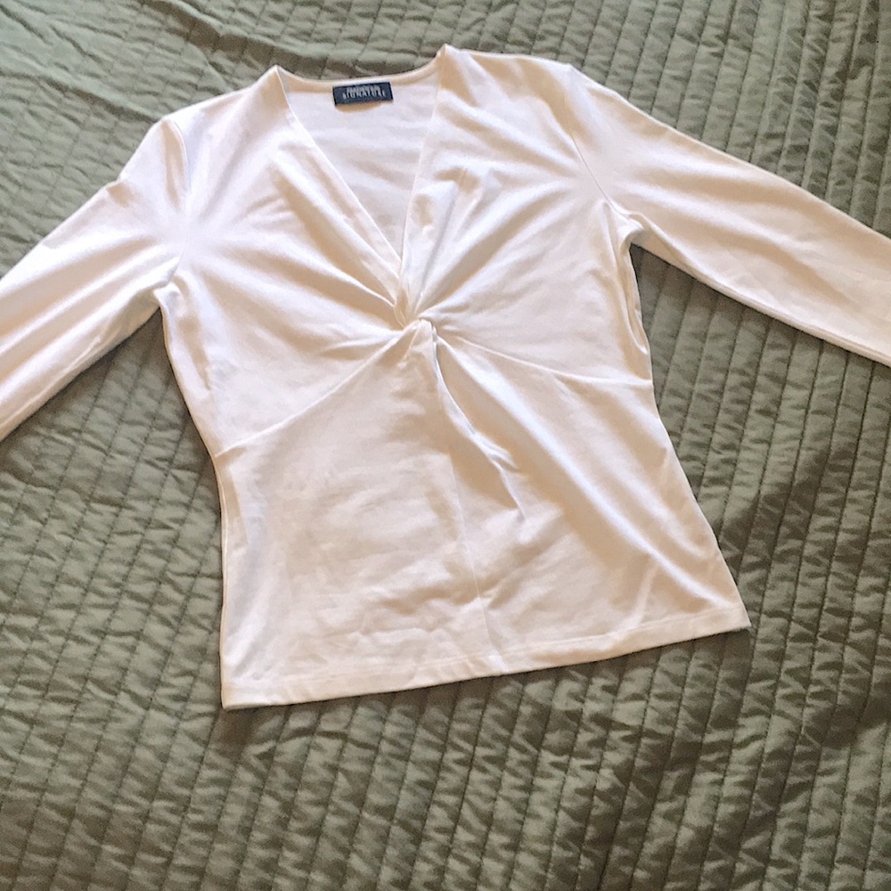 Jones New York Signature white top